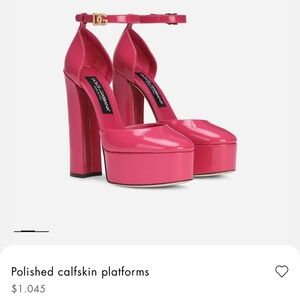 Dolce & Gabbana PINK pump
